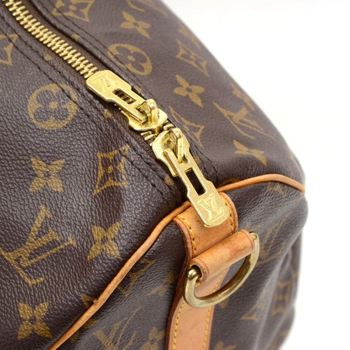 monogram canvas keepall 45 bandouliere duffle bag with strap