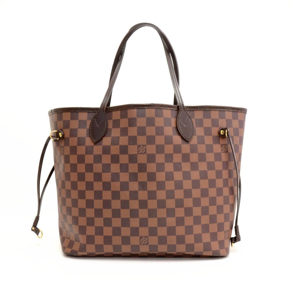 dameir ebene canvas neverfull mm shoulder bag