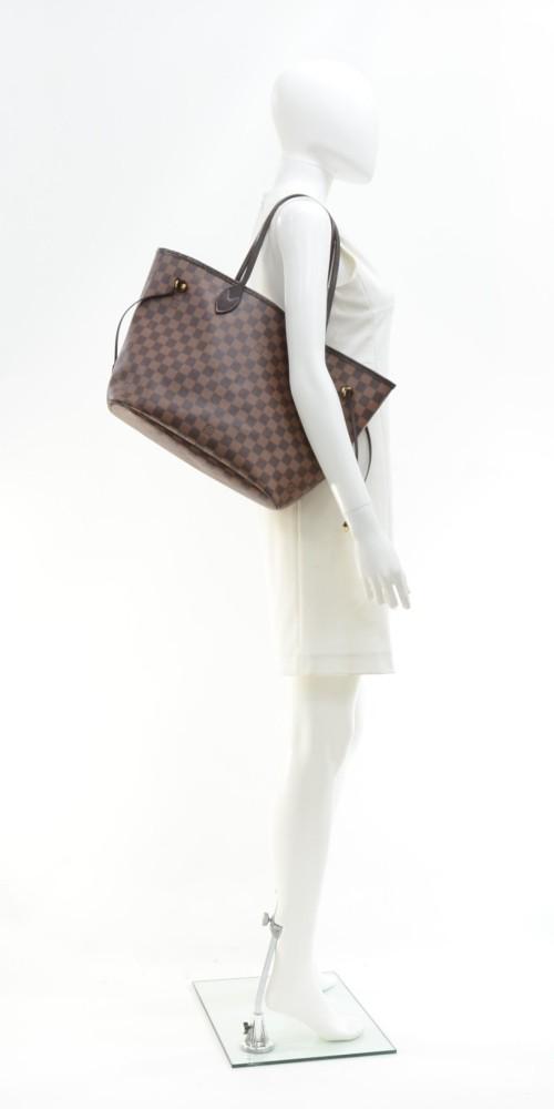 dameir ebene canvas neverfull mm shoulder bag