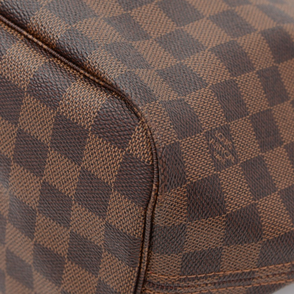 damier ebene canvas neverfull mm tote