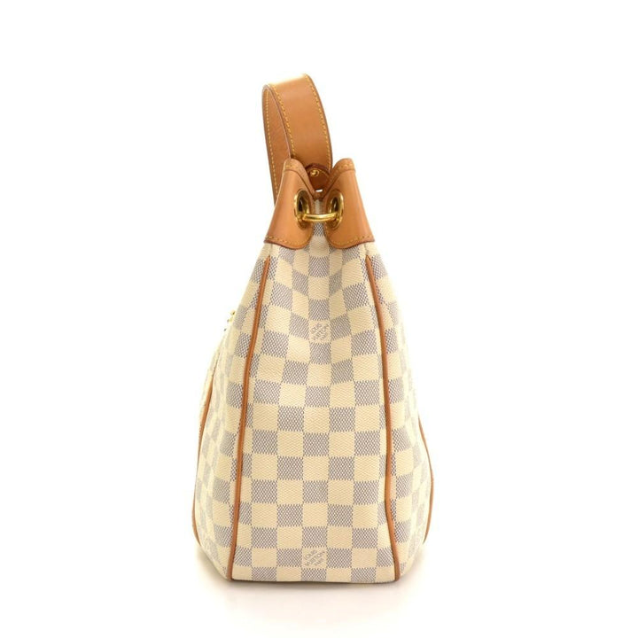 galliera pm damier azur canvas shoulder bag