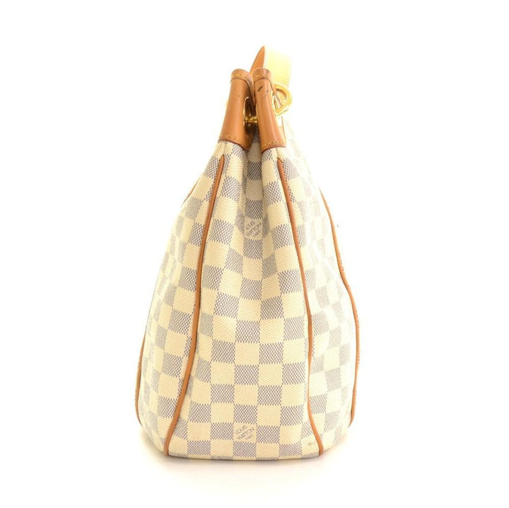 galliera pm damier azur canvas shoulder bag