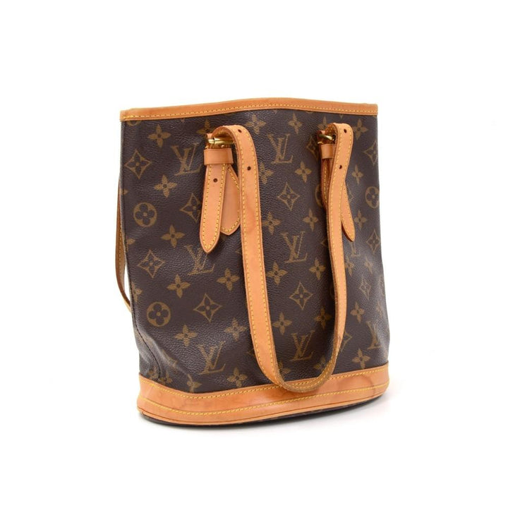 bucket pm monogram canvas bag