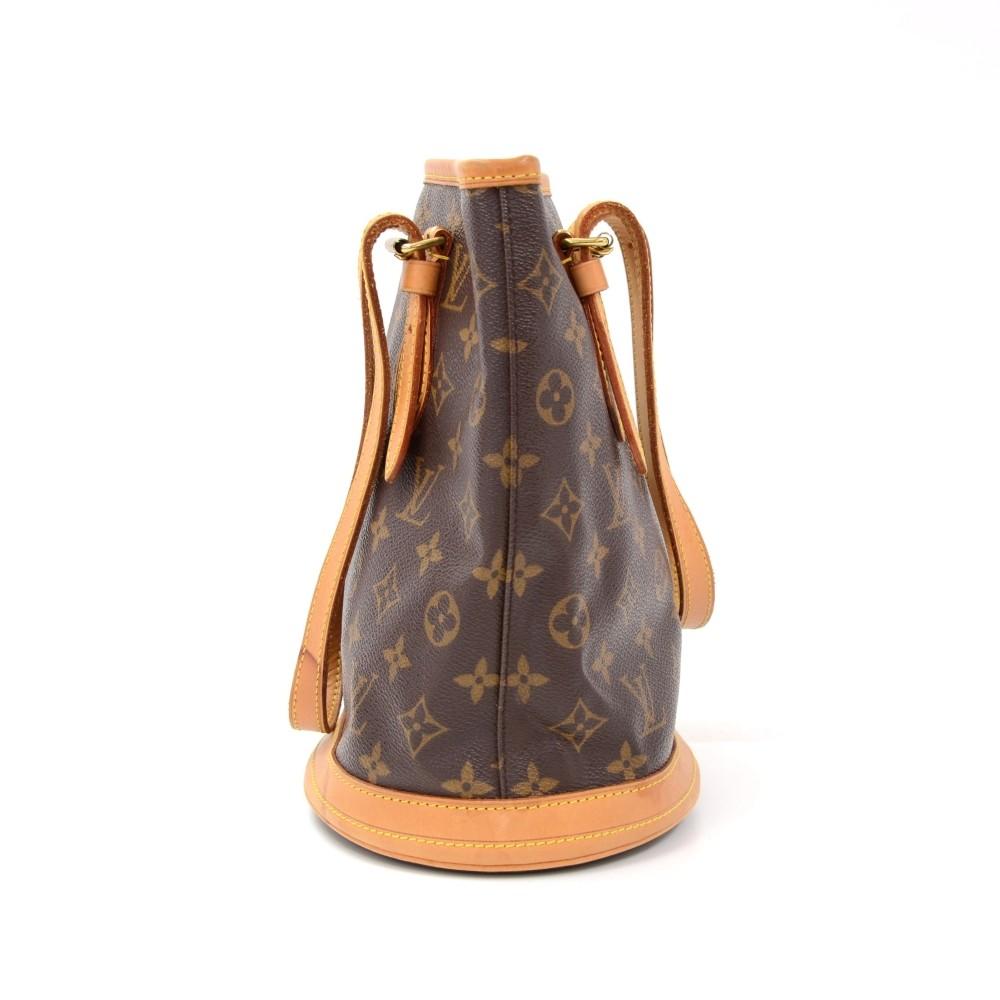 bucket pm monogram canvas bag