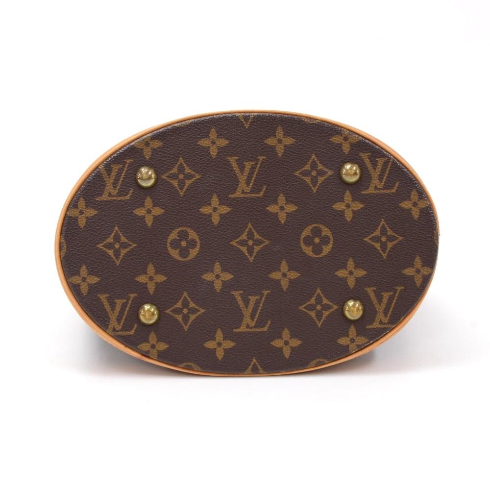 bucket pm monogram canvas bag