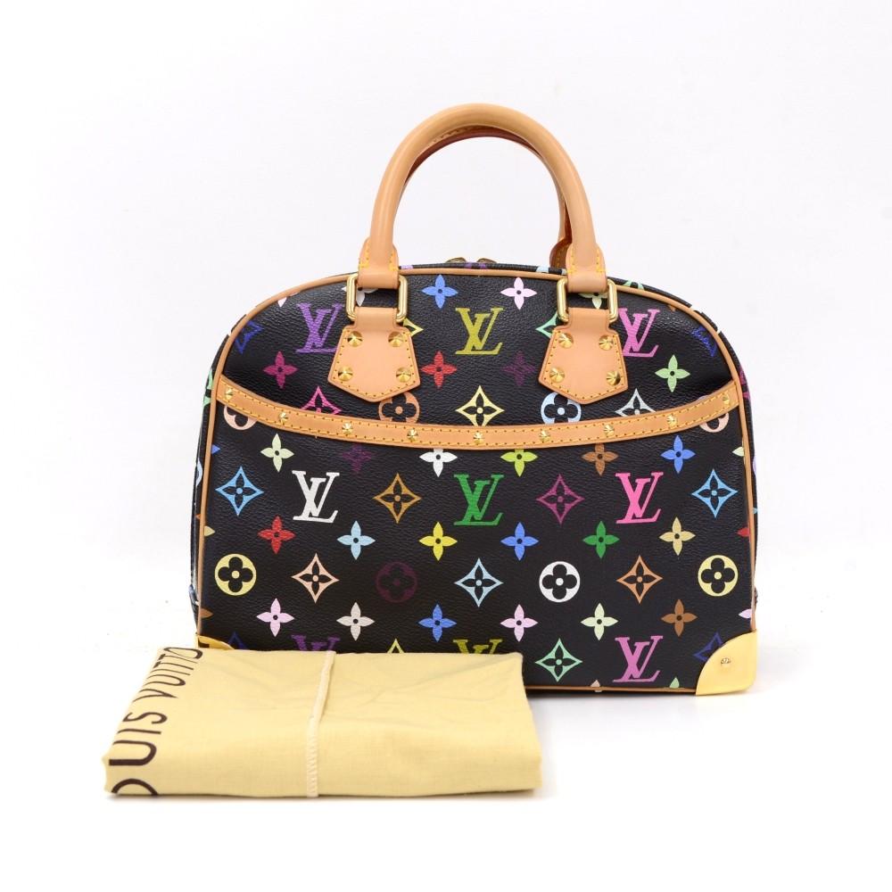 multicoloured monogram canvas trouville handbag