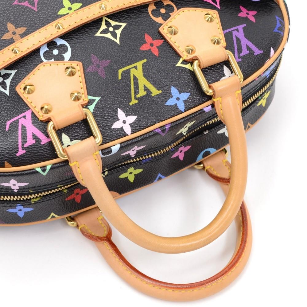 multicoloured monogram canvas trouville handbag