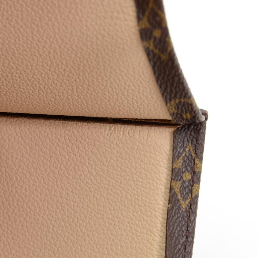 monogram canvas sac plat handbag