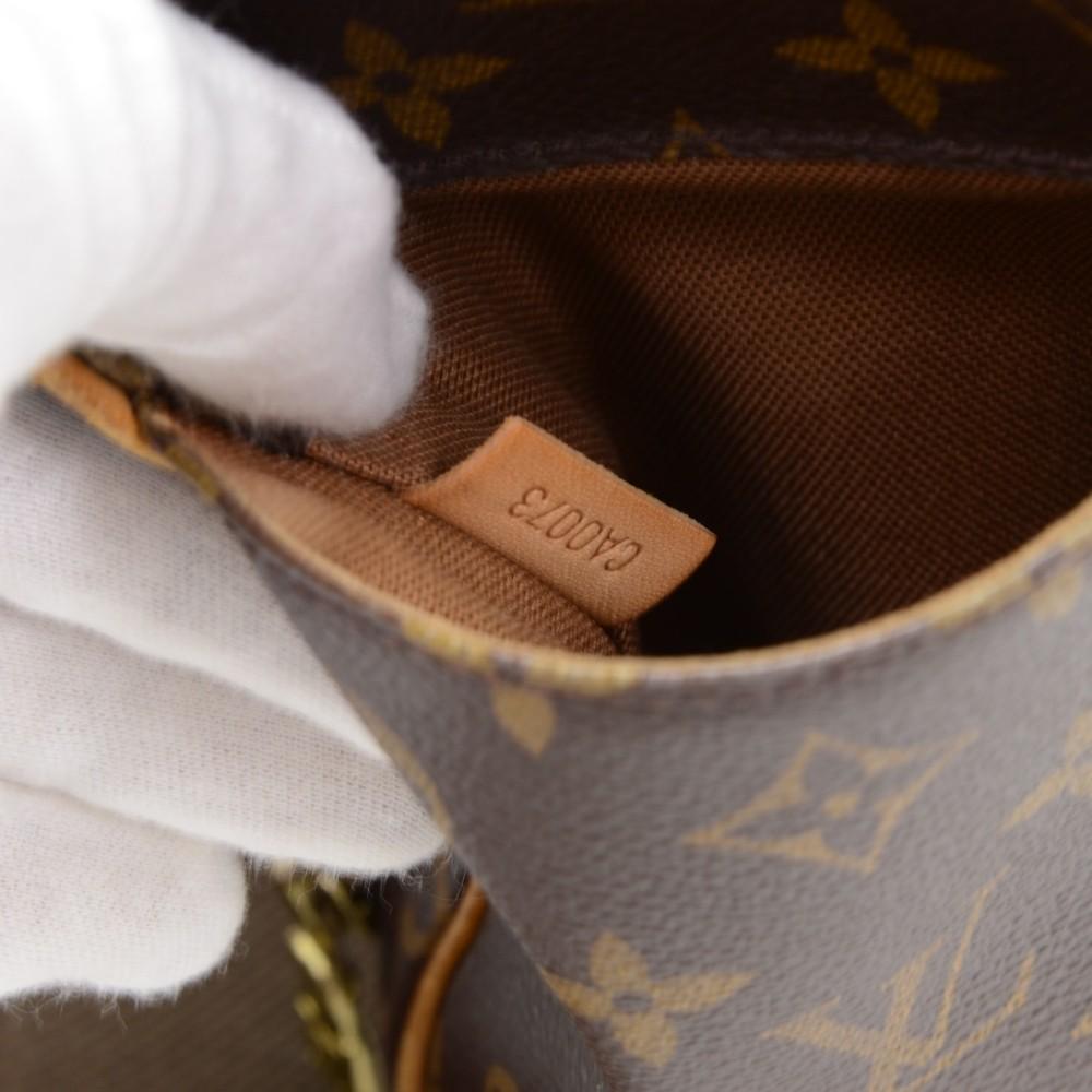 pochette gange monogram canvas messenger bag