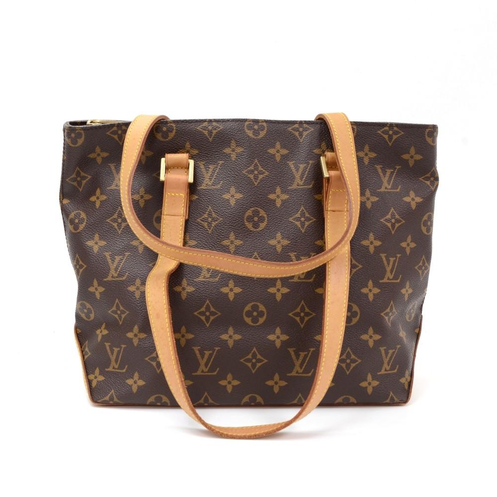 cabas piano monogram canvas shoulder bag
