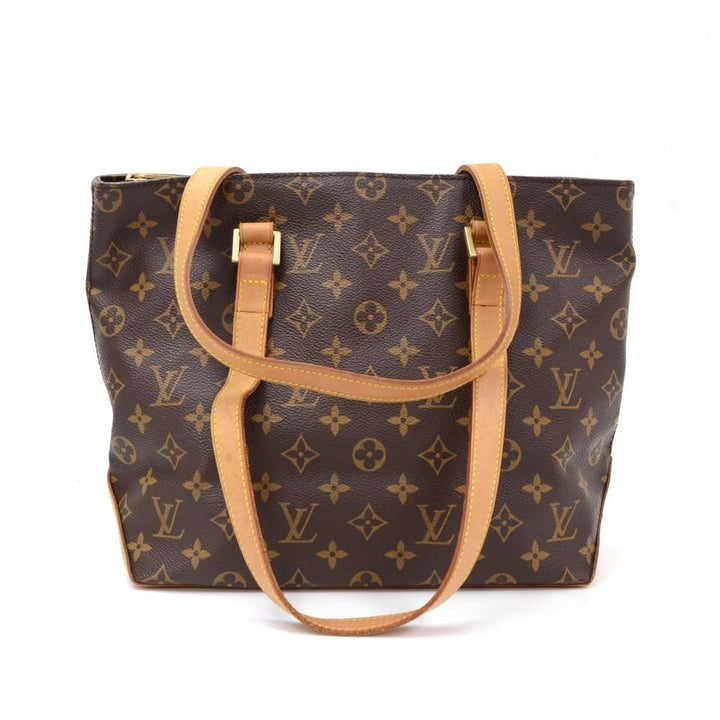 cabas piano monogram canvas shoulder bag