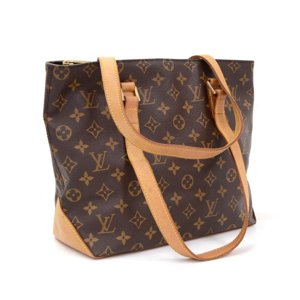 cabas piano monogram canvas shoulder bag