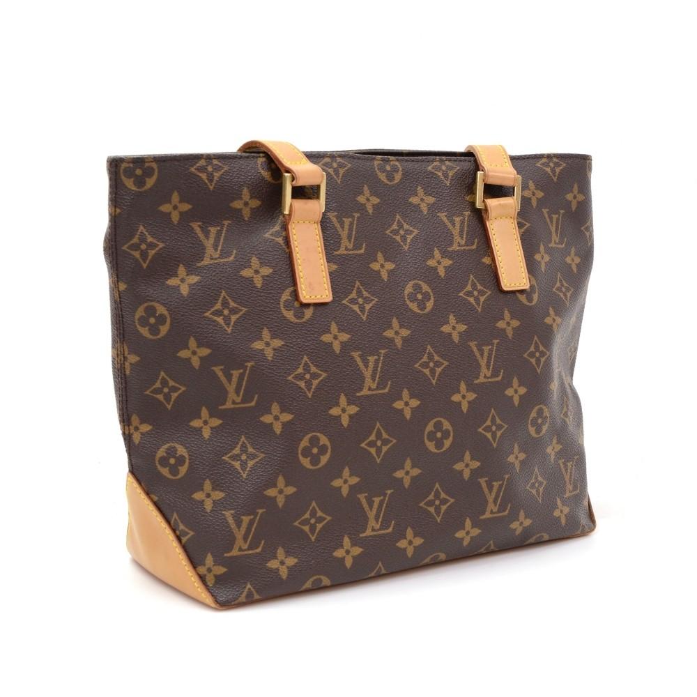 cabas piano monogram canvas shoulder bag