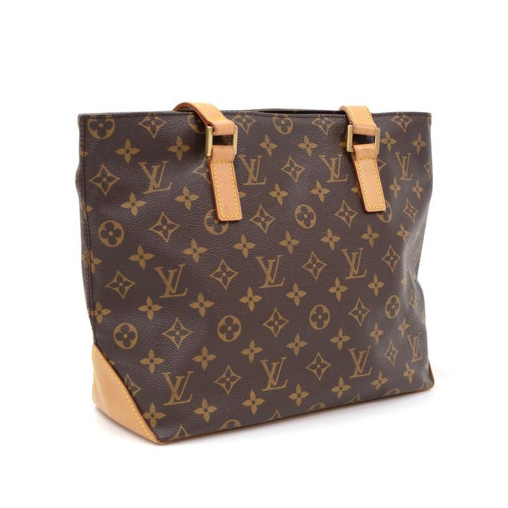 cabas piano monogram canvas shoulder bag