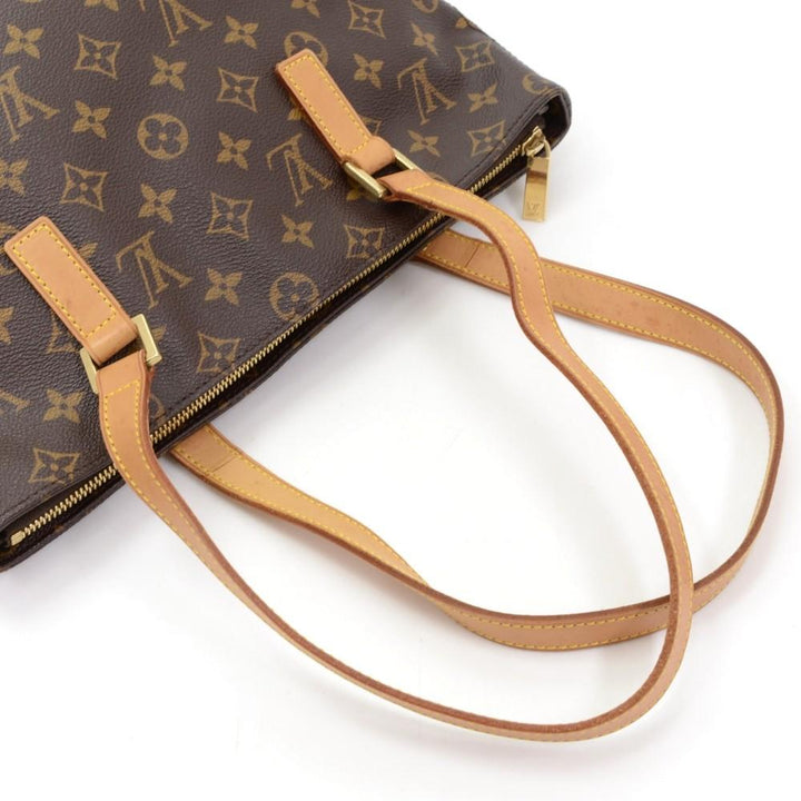 cabas piano monogram canvas shoulder bag