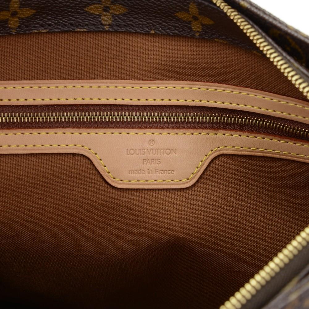 cabas piano monogram canvas shoulder bag