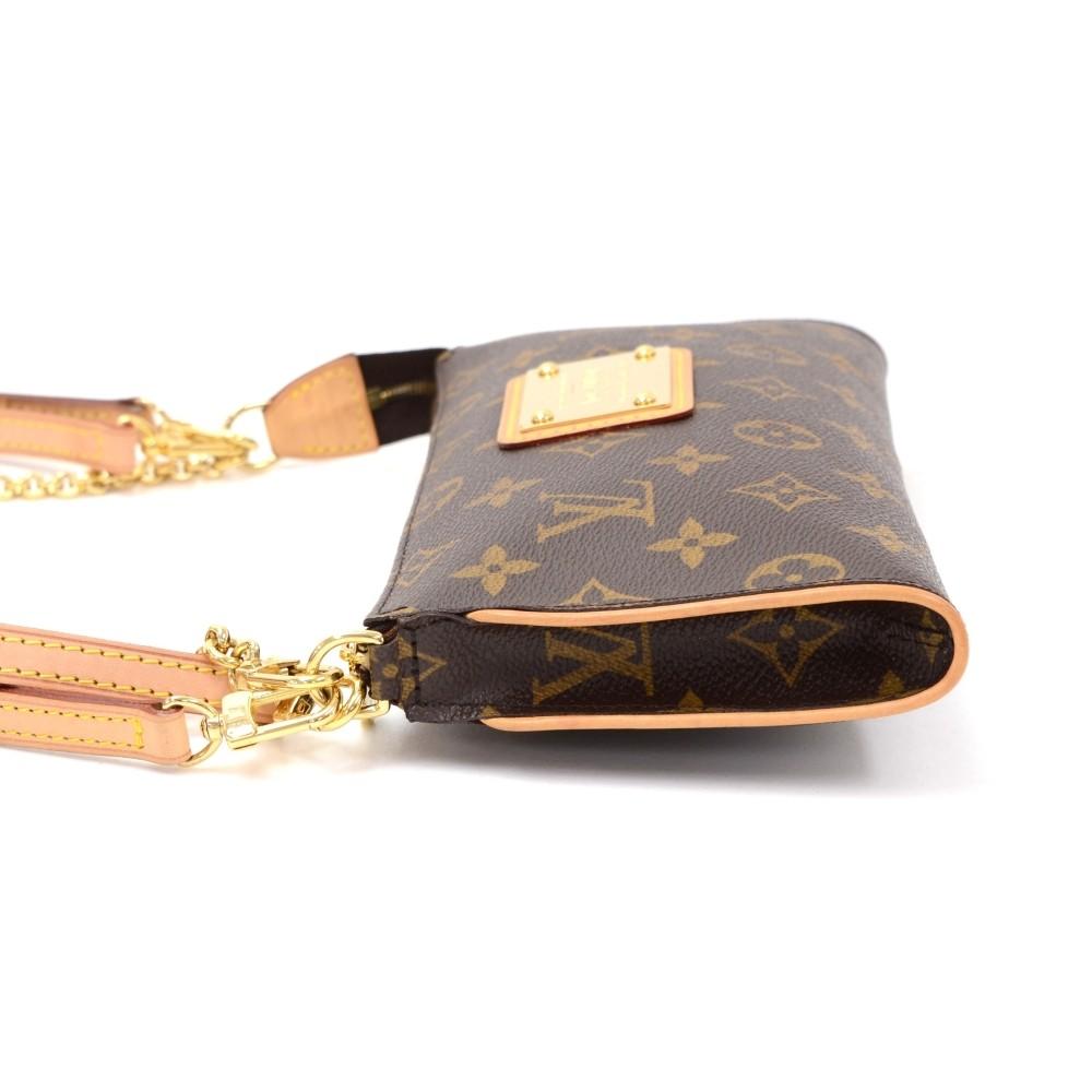 eva monogram canvas shoulder bag