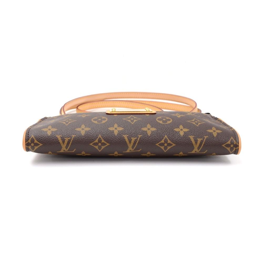 eva monogram canvas shoulder bag