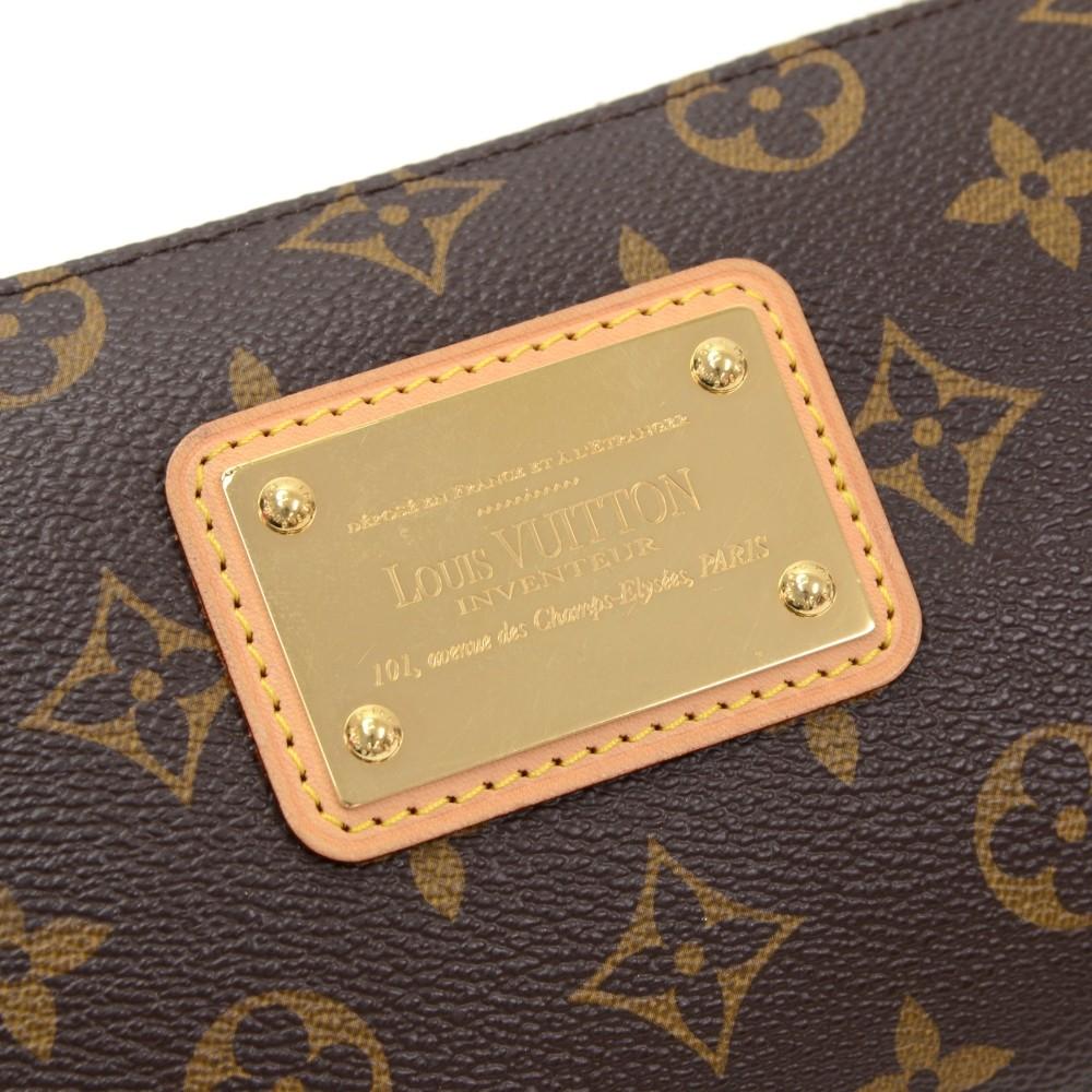 eva monogram canvas shoulder bag