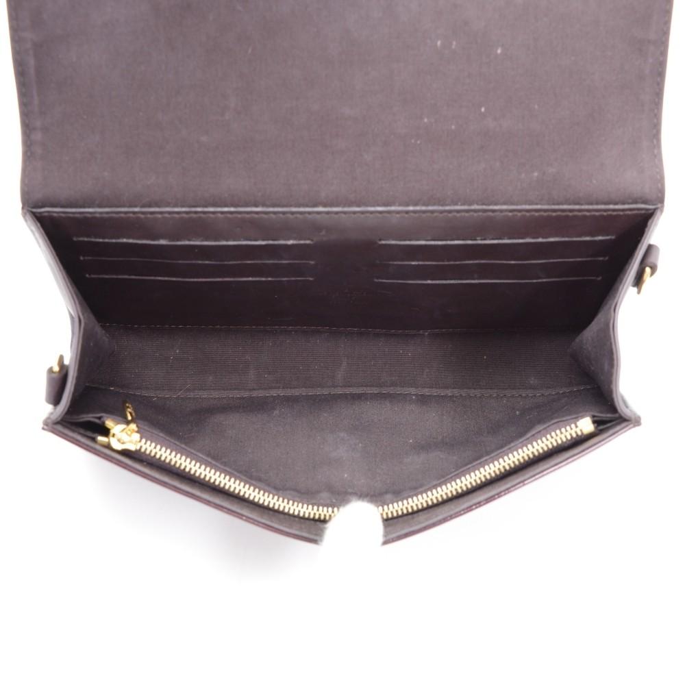 vernis leather rossmore mm evening bag