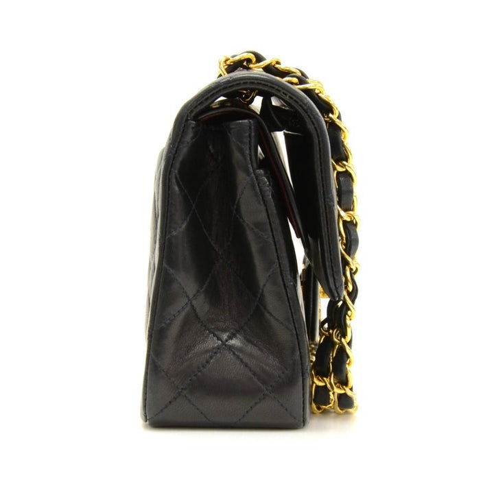 2.55 double flap quilted lambskin leather shoulder bag