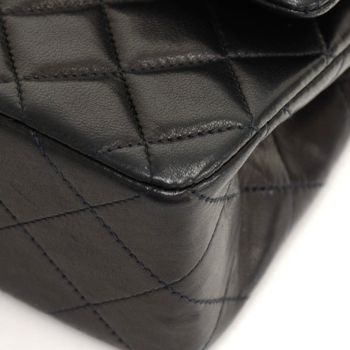 2.55 double flap quilted lambskin leather shoulder bag