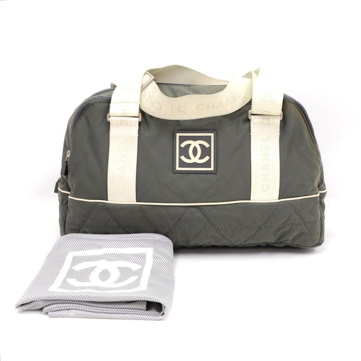 sports line nylon boston bag