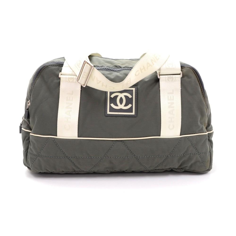 sports line nylon boston bag