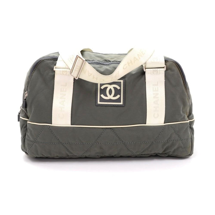 sports line nylon boston bag