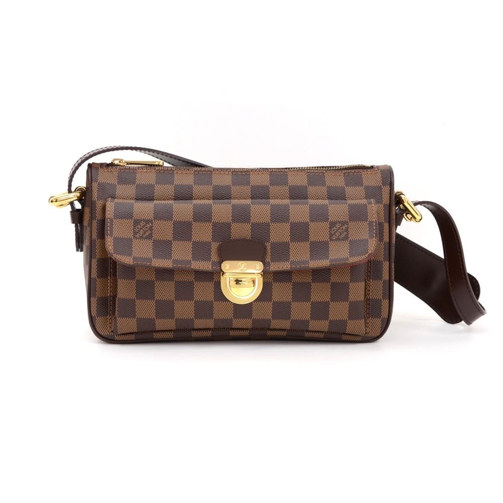 ravello gm damier ebène canvas shoulder bag