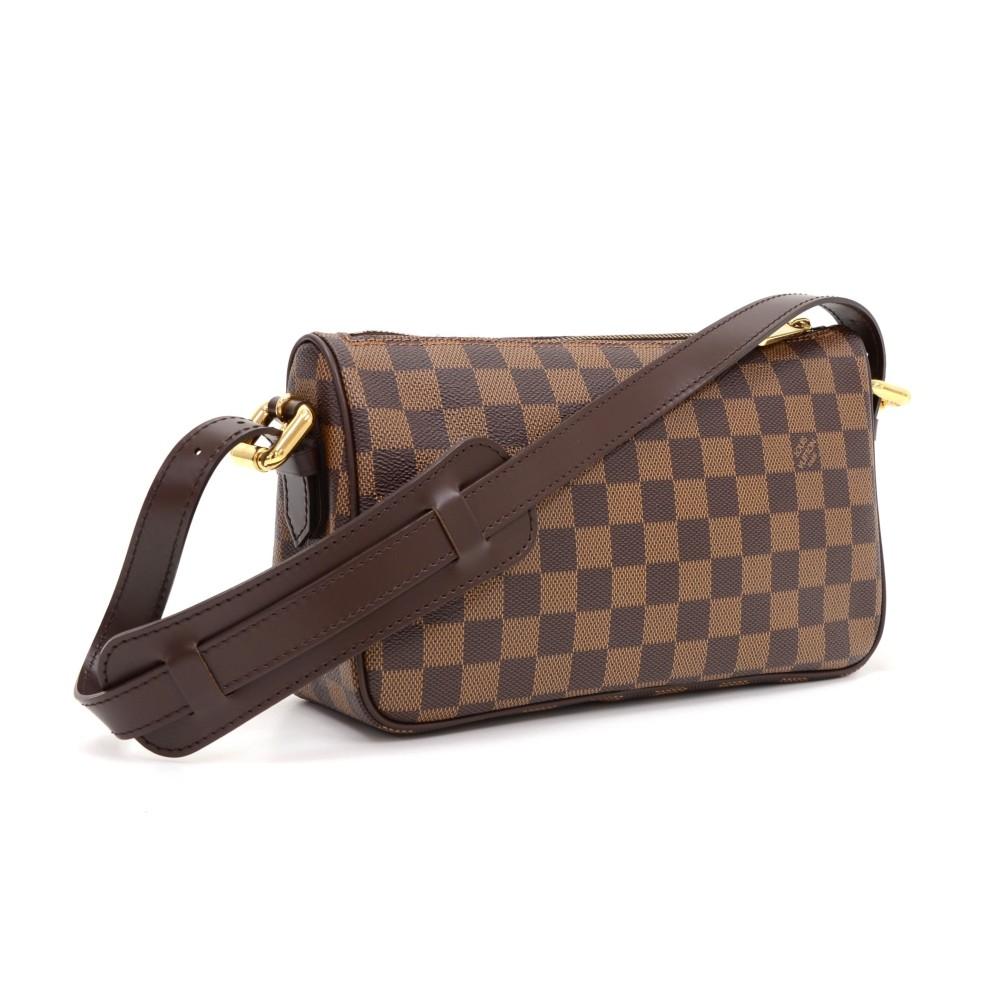 ravello gm damier ebène canvas shoulder bag