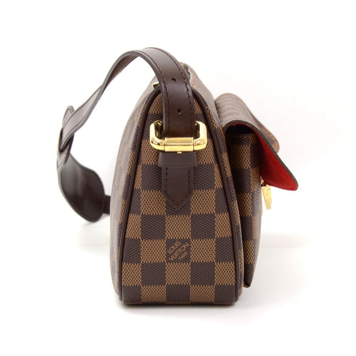 ravello gm damier ebène canvas shoulder bag