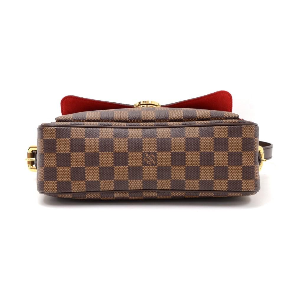 ravello gm damier ebène canvas shoulder bag
