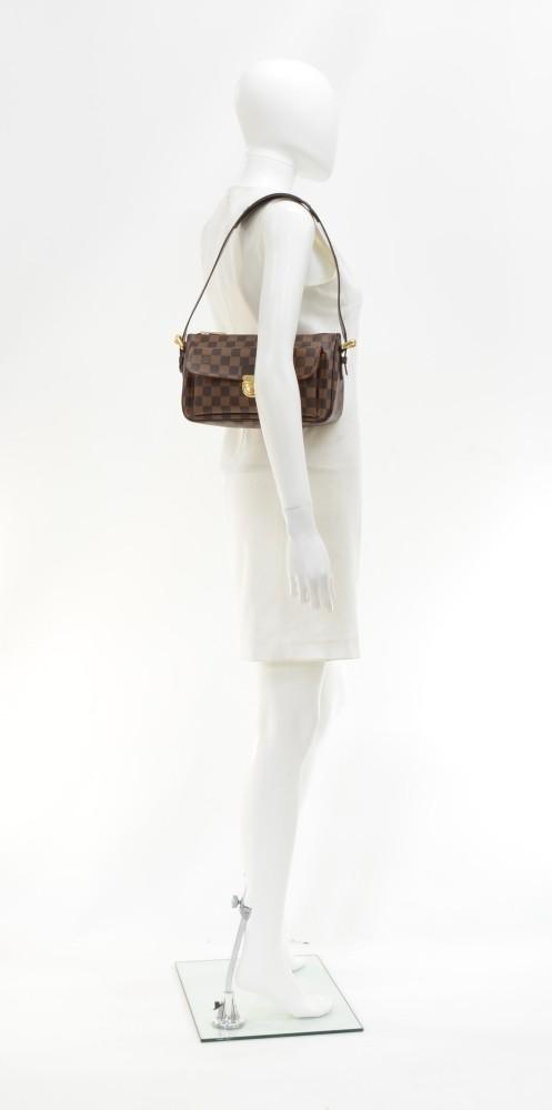 ravello gm damier ebène canvas shoulder bag
