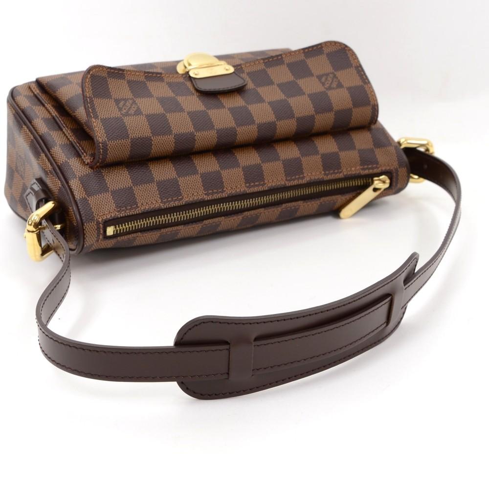 ravello gm damier ebène canvas shoulder bag