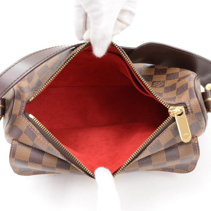 ravello gm damier ebène canvas shoulder bag