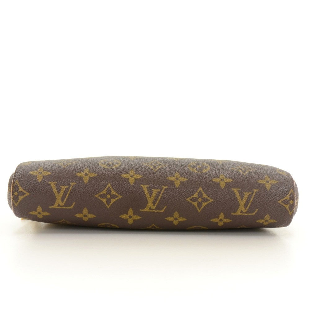 eva monogram canvas evening bag with strap