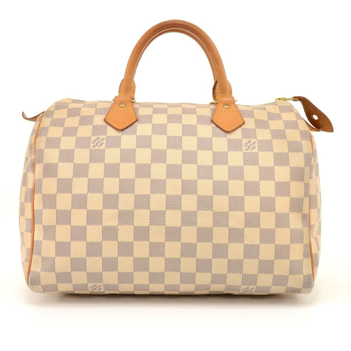 speedy 30 damier azur canvas handbag