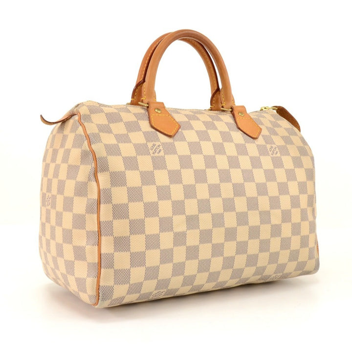 speedy 30 damier azur canvas handbag