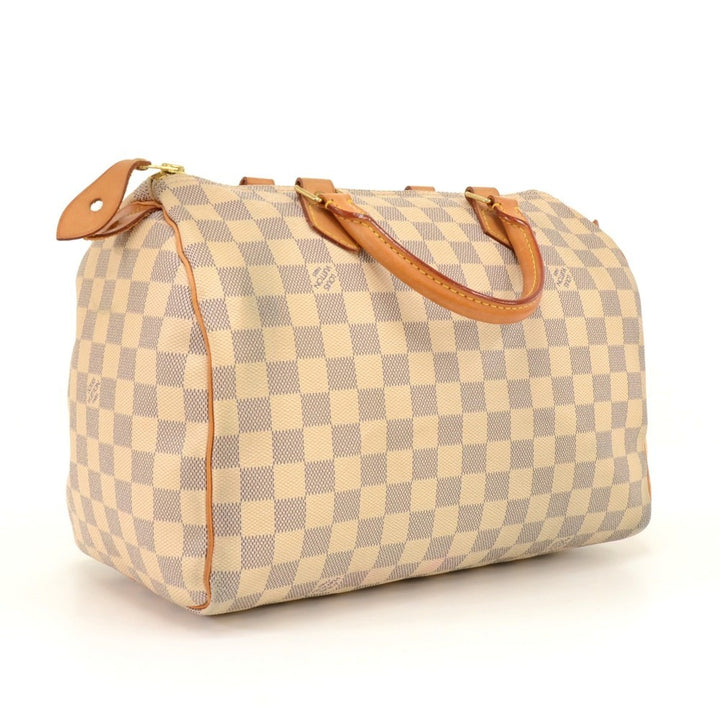 speedy 30 damier azur canvas handbag