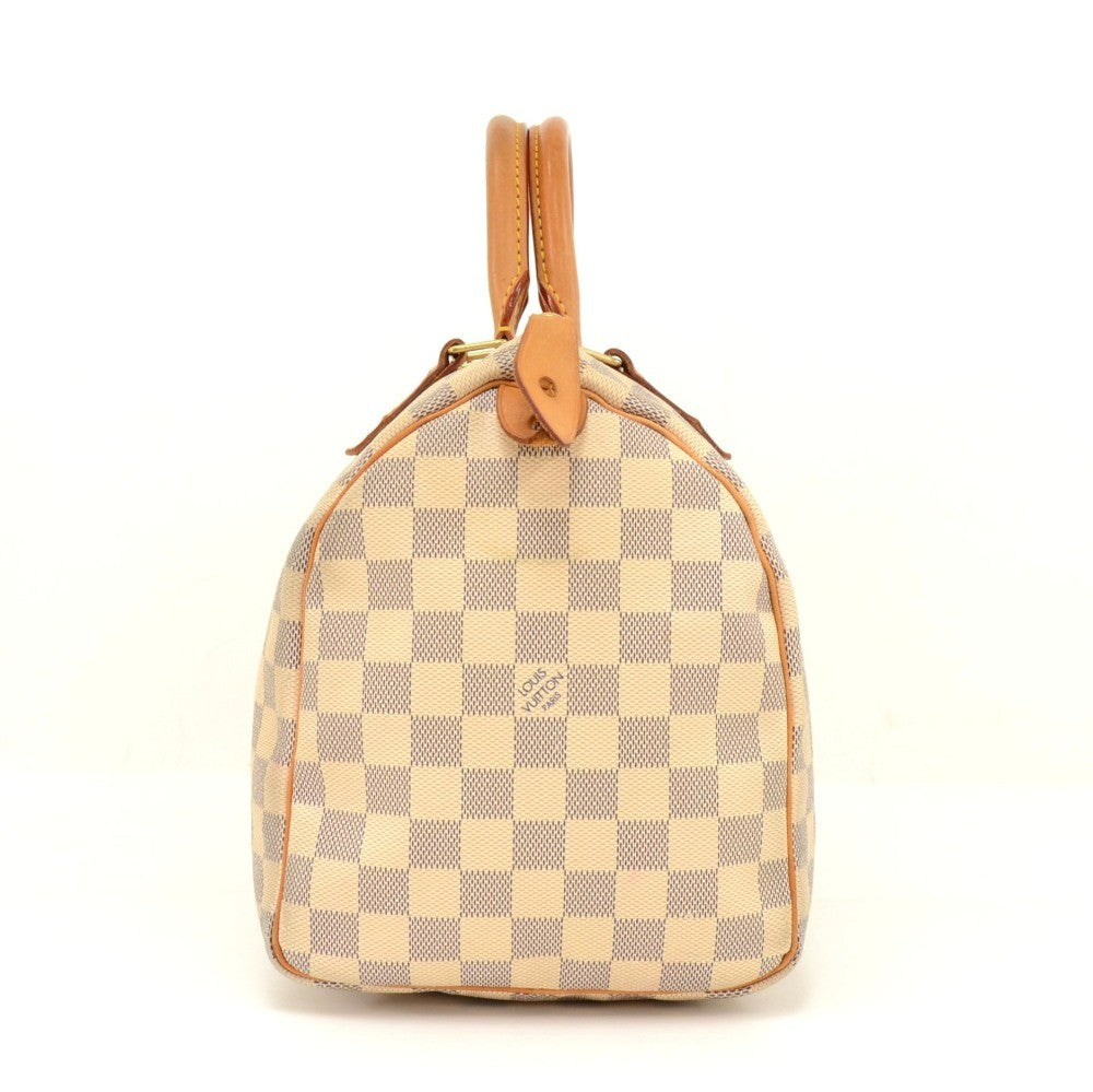 speedy 30 damier azur canvas handbag