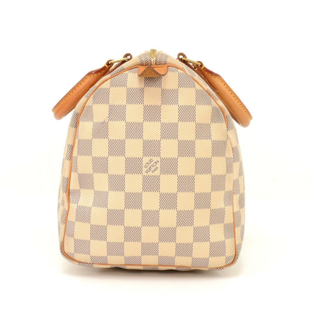 speedy 30 damier azur canvas handbag