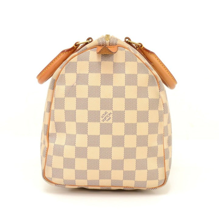 speedy 30 damier azur canvas handbag