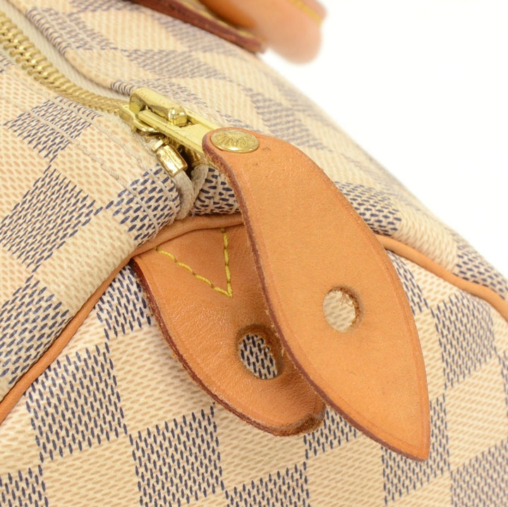 speedy 30 damier azur canvas handbag