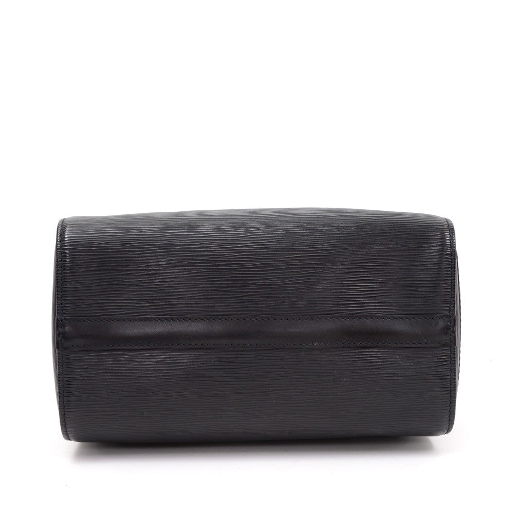 speedy 25 black epi leather handbag