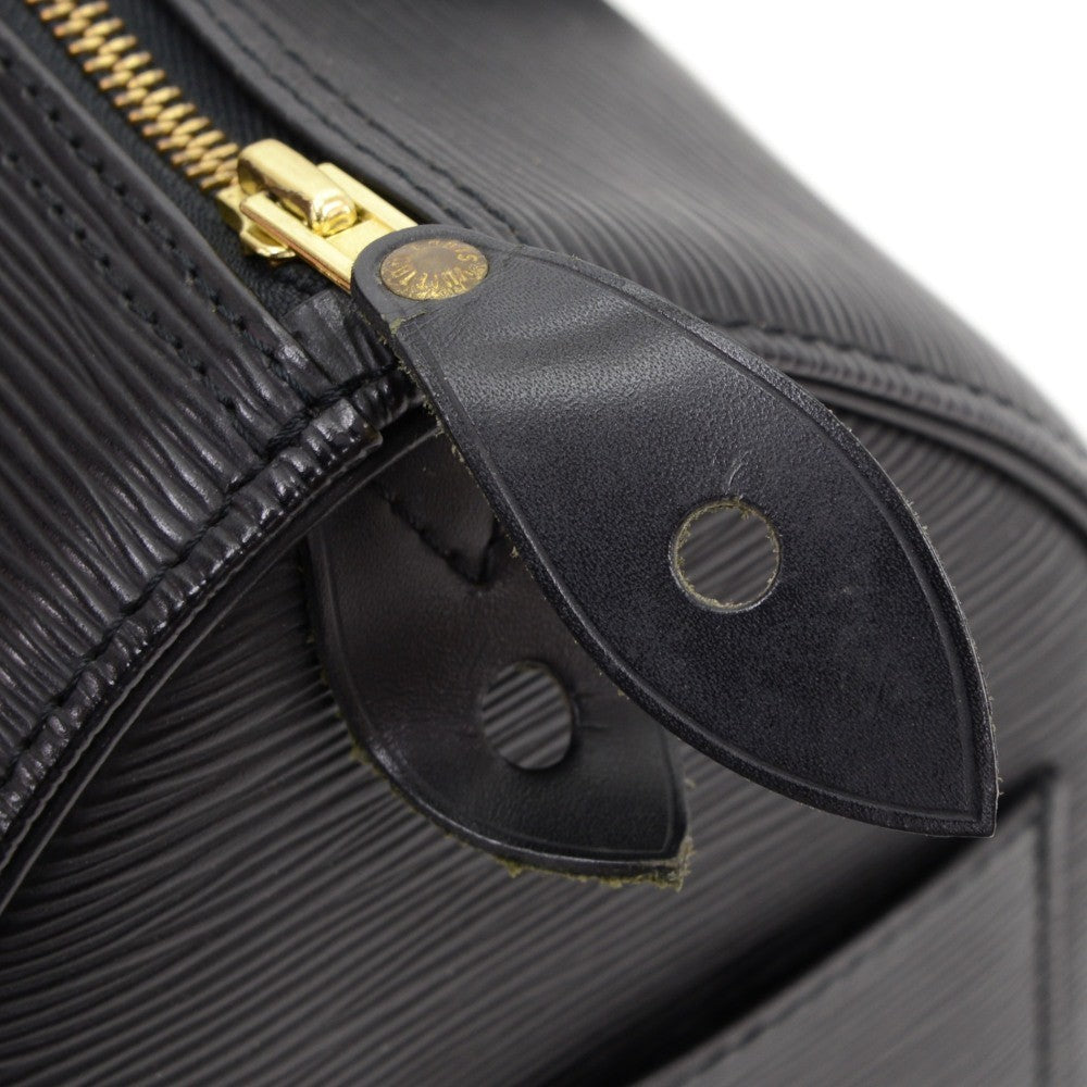 speedy 25 black epi leather handbag