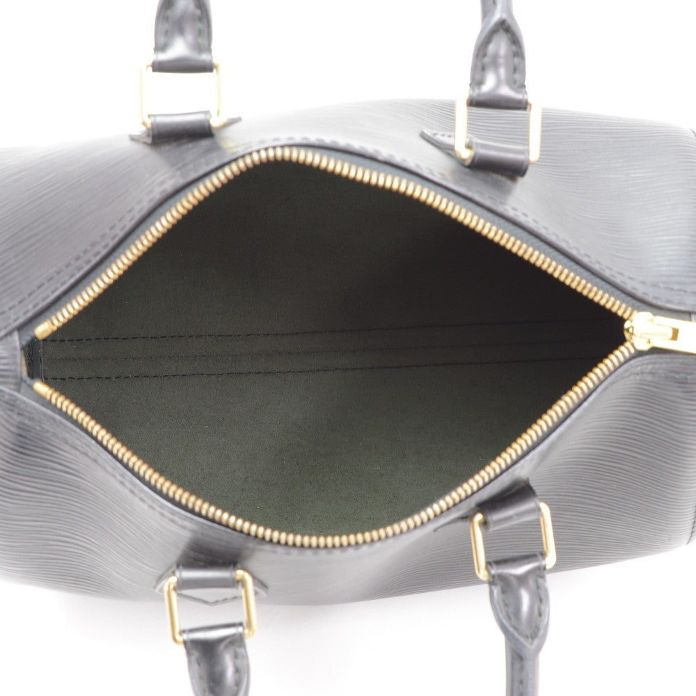 speedy 25 black epi leather handbag