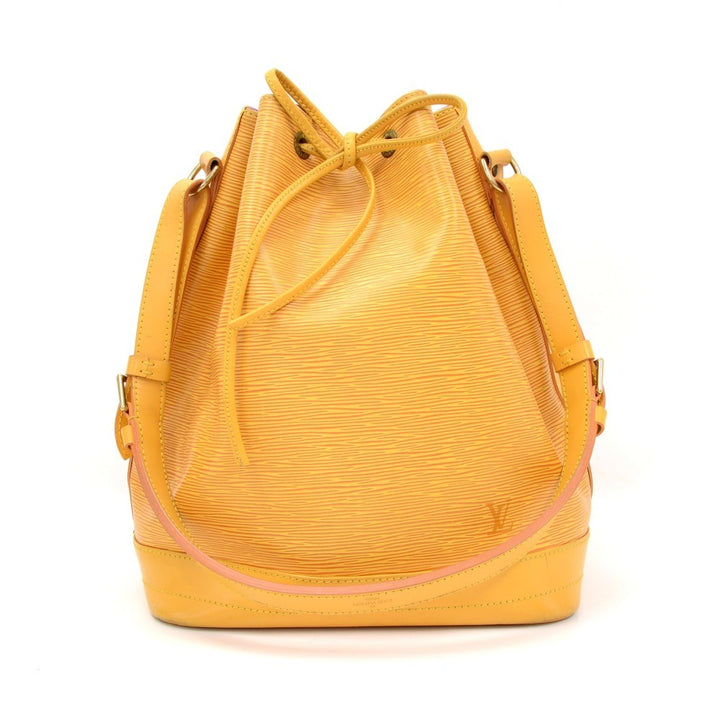 noe yellow epi leather large bag