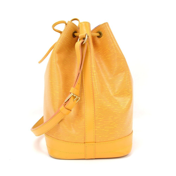 noe yellow epi leather large bag