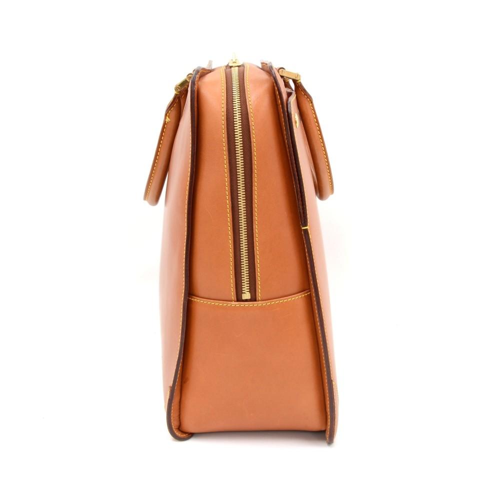 negev pm nomade leather briefcase bag